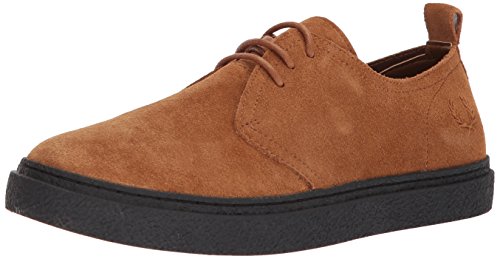 Fred Perry Men's Linden Suede Sneaker, Ginger, 8 D UK (9 US)