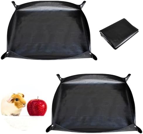 2 Waterproof Pet Playpen Mat: 150×100cm Waterproof Mat for Pets, Guinea Pigs, Rabbit, Replacement Canvas for Cage Bottom, Washable Guinea Pig Pads