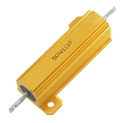 YOKIVE 2Stk Aluminium Gehäuse Widerstand Büro LED Konverter Ersatz Drahtgewickelt Widerstand Toll für Täglicher Gebrauch (Gold 5W 50 Ohm YOKIVE 2Stk Aluminium Gehäuse Widerstand Büro LED Konverter Ersatz Drahtgewickelt Widerstand Toll für Täglicher Gebrauch (Gold 5W 50 Ohm