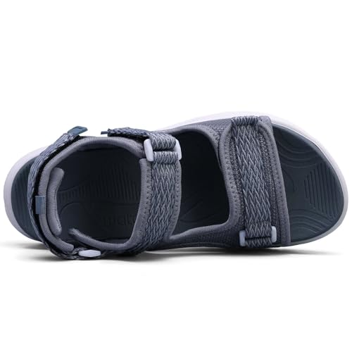 WateLves Womens Wide Orthopedic Diabetic Sandals Summer Walking Hiking Water Outdoor Sandals with Adjustable Strap Comfortable Plantar Fasciitis Arch Support4