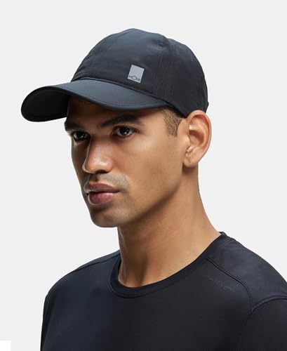 Image of Jockey CP21 Polyester Solid Active Wear Cap with Adjustable Back Closure and Stay Dry Technology