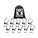 Hamilton Buhl Sack-O-Phones, 10 HA2 Personal Headsets, Foam Ear Cushions in A Carry Bag
