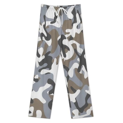 Pajama Pants for Man Woman Vintage Unisex Home Sleep Pants Sleepwear Prensents Forest Camouflage3