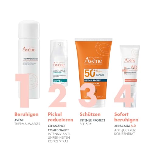 AVÈNE Thermalwasser-Spray - Beruhigt & Erfrischt - Mineralstoffreich mit einzigartiger Mikroflora - Lindert Rötungen & Juckreiz - 150 klinische Studien - Empfindliche Haut - 50 ml