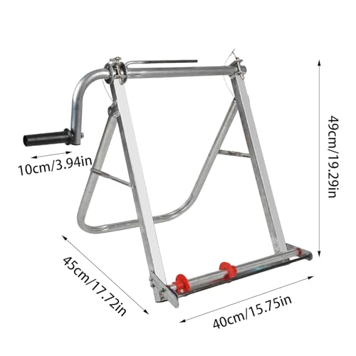 Enrouleur de tuyau robuste pour stockage des eaux 49x40cm