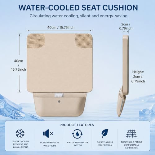 Refroidissement liquide coussin siege voiture pour siege ventile - 2