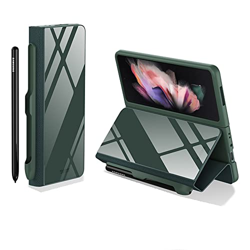 Protection Galaxy Z Fold 3 5G idéale pour le bureau avec support vidéo et verre trempé