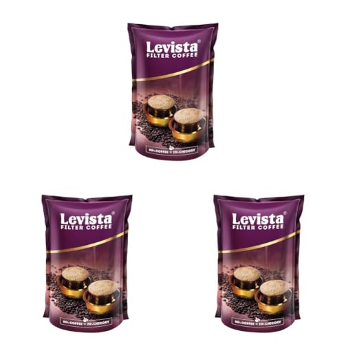 Image of LEVISTA FILTER COFFEE 80:20-200 GM POUCH (Pack of 3)
