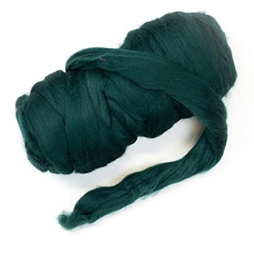 Kondoos Colored Natural Wool roving, 455 gr (1 lb). Best Wool for Needle Felting Wet Felting