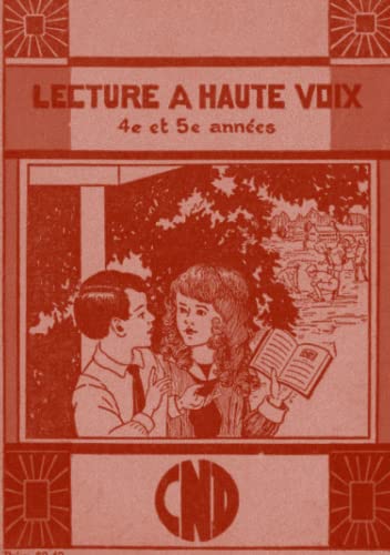 livre Lecture à haute voix - 4e et 5e années