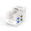 CableCreation Cat6 Keystone Jacks, 10-Pack RJ45 Keystone Jack, Ethernet Keystone Modular Female Connectors, White #4