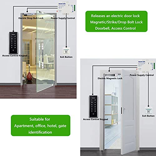 image for toncont Door Access Control System, 125KHz Proximity ID Card Access Co