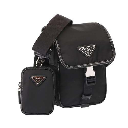 [Prada] [�v���_] �V�����_�[�o�b�O �N���X�{�f�B �����Y �|�[�`�t �i�C�����f�� 2VD043 2DMH F0002 �u���b�N [���s�A���i]