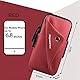 ZZHAO Armband, Racing Outdoor Mobile Phone Case Sports Running Double Zip Sports Armband for Mobile Phone up to 6.8 Inches, Waterproof Arm Bag Sports for Running, Workout, Jogging and Fitness -Red