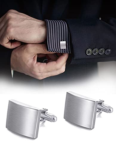 Set 6 pares mancuernillas clásicas para hombre miniatura 3