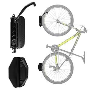 Soporte Bicicletas Pared Giratorio Zaxiva para MTB & Bicicleta de Carretera, Colgador Bicicleta Pared Ahorrador de Espacio para Garage & Casa, Soporte Pared Bicicleta Robusto, InstalaciÃ³n FÃ¡cil