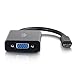 C2G Legrand VGA to HDMI Adapter, Black Adapter Converter Dongle, HDMI Adapter to Use as Adapter Converter, 8 x 0.59 x 1.75 Inches, 1 Count, C2G 41350