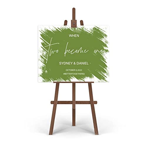Fête prénuptiale panneau de calligraphie moderne pour accueil invités