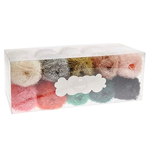 Rico Design Creative Bubble Set, 10 Farben á je 50g (Good Luck)