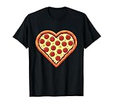 Pizza Heart Cute Valentines Day Funny Heart Shaped Pizza T-Shirt
