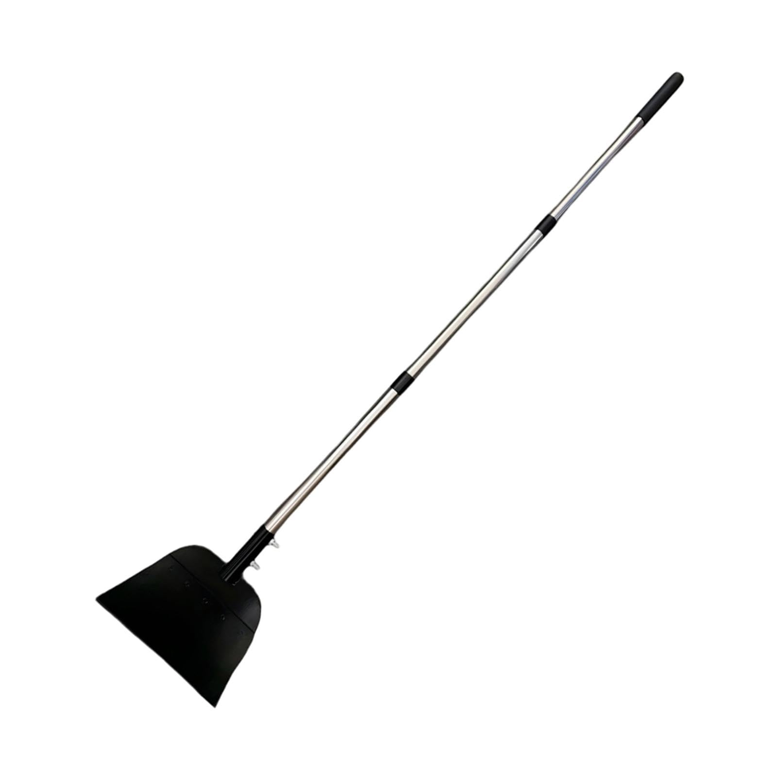 Pala Plana para Nieve de 130 Cm (51,18 Pulgadas) para Despejar La Nieve de La Entrada del Garaje O del Patio Trasero.