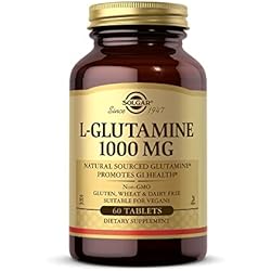 Solgar L-Glutamina 1000 Mg, Cápsula blanda, Envase de 60 Comprimidos