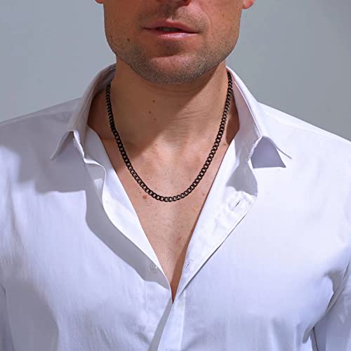 Storup Necklace Gifts For Dad, Black Chain Dad Jewelry Best Dad Gifts Gifts For Fathers Day Christmas Birthday Gifts For Dad Him Men Happy Fathers Day Necklaces Gifts #TOP1