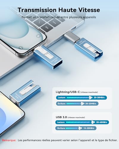 Clé USB C 256 Go pour résoudre le problème de mémoire saturée sur PC