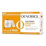 OENOBIOL SUN EXPERT Préparateur Solaire   Protection cellulaire renforcée*   Favorise un hâle intense et éclatant   Complément Alimentaire 2x30 capsules   Programme 2 mois