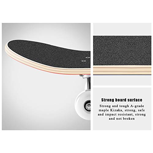 Skateboard 7 couches d'érable 31" avec plateforme concave double coup - 4