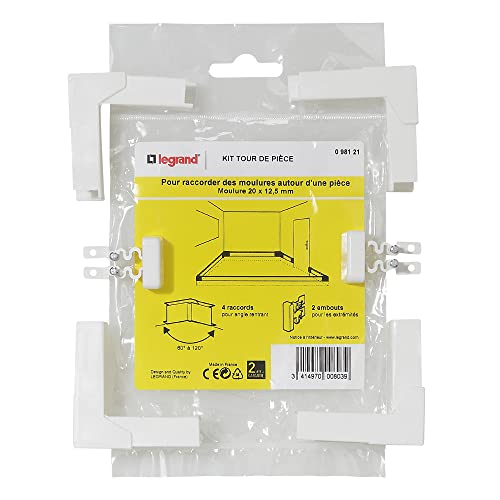Legrand - Kit tour de pièce - pour moulure 20x12,5mm