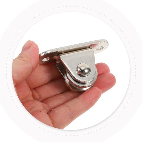 Kleine Seilrolle mit Kugellagern – Gerüst-Räder für Zuhause, Fitnessstudio, Kabelsysteme, Draht-Befestigung und Installation, perfekt für Trainingsgeräte, 4 Stück