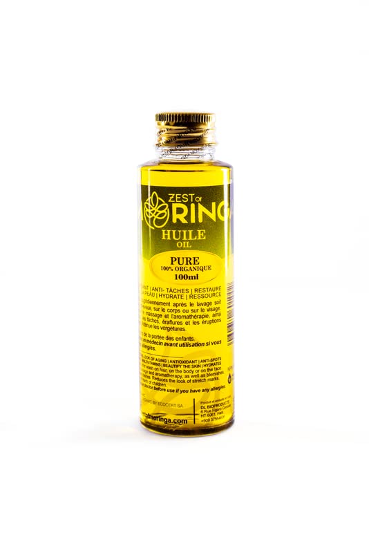 Miniatura 1 de Zest Of Moringa Aceite facial para arrugas antienvejecimiento Aceite de moringa para el cuidado de la piel, cuidado del cabello, tratamiento del