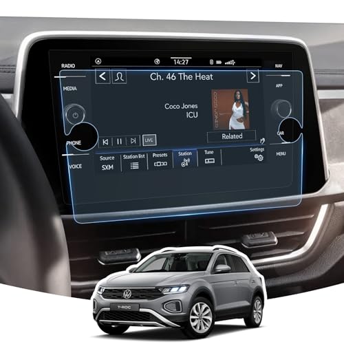 Anti-reflets protecteur écran mat pour Tiguan 2 verre trempé ultra résistant