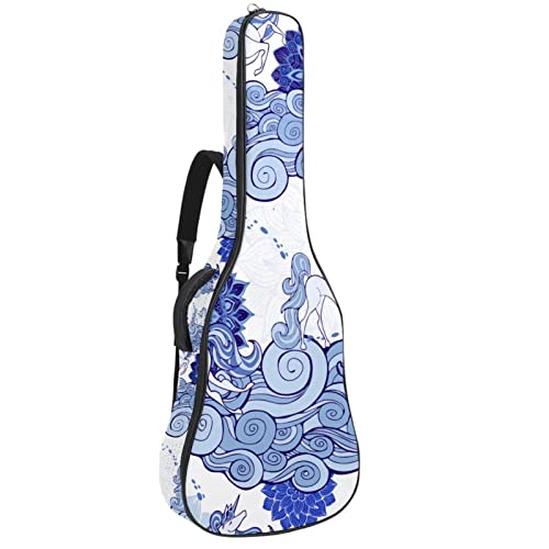 Housse de transport étanche pour guitare avec bandoulière réglable Noir/blanc, Multicolore 05, 42.9×16.9×4.7 in… - Les Beatles, Paul McCartney, John Lennon, RIngo Starr, George Harrison Housse de transport étanche pour guitare avec bandoulière réglable Noir/blanc, Multicolore 05, 42.9x16.9x4.7 in…