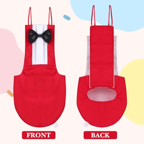 ibasenice 2 Stück Vogel Windeln Mit Bowknot Design Waschbare Papageienwindel Fluganzug Weich Atmungsaktiv Für Wellensittich Nymphensittich Und Kleine Vögel Reise Alltag
