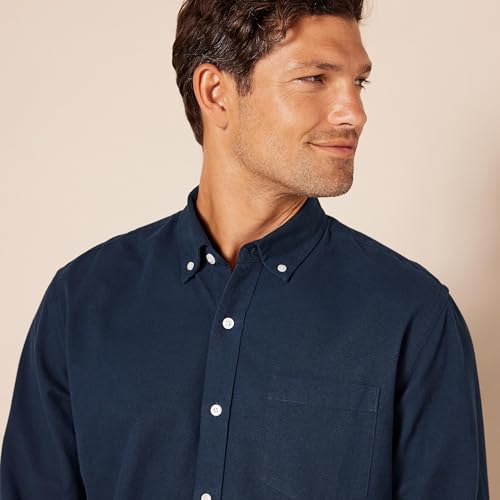 Amazon Essentials Men's Long Sleeve Shirts Casual - Regular-Fit Pocket Oxford - Image 5