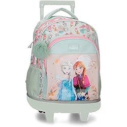 Maletas Mejores Disney Strong Spirit Mochila Compact 2 Ruedas Multicolor 32x43x21 cms Poliéster 28,9L