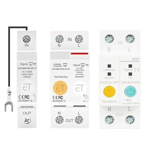 Compteur d'énergie intelligent WiFi avec minuterie intégrée 1P KWh