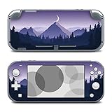 Finest Folia Folien Skin kompatibel mit Nintendo Switch Lite Spiele Konsole Aufkleber Schutz gegen Kratzer Design Sticker Cover Spielekonsole passgenau selbstklebend R203 (04 Berge)