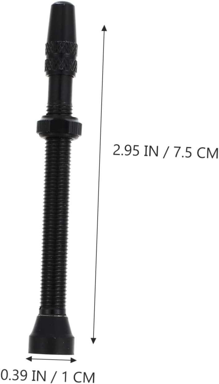 Aluminum Alloy Tubeless Bike Tire Stems High-Pressure Valve Set for Road and Mountain Bicycles Easy to Install Air Valve Core for Puncture Repair