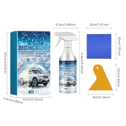 image for Generic De - Icer for Car Windshield Defroster, Window Snow Spray, Dei