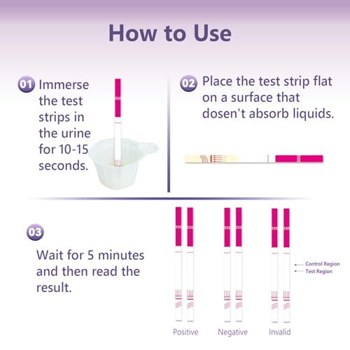 Image of AssuTest Ovulation Test Strips, 50-Pack | Fertility Tests, Powered by OvaMate Ovulation Calculator APP, iOS & Android Compatible, Accurately Track Ovulation