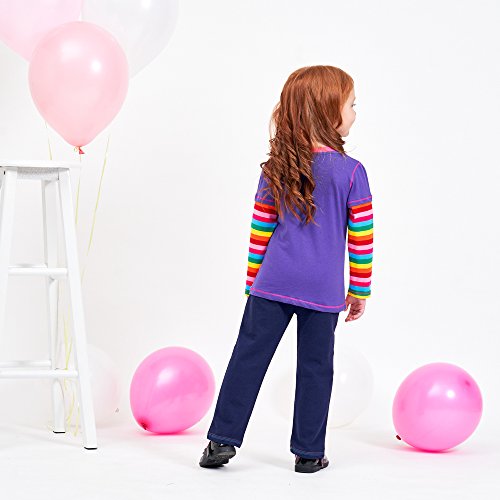 Vikita Girls Shirts Winter Long Sleeve Graphic T Shirts Casual Tops For Toddler Girls #TOP5