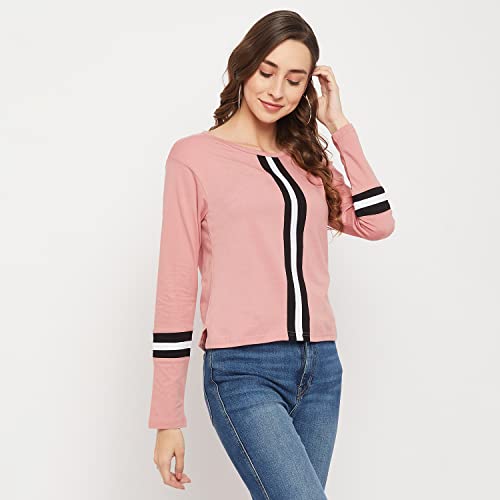 Image of Fabricorn Combo of Plain Color Stylish Up and Down Cotton Tshirt for Women
