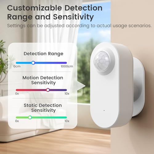 Capteur de mouvement de valeur illuminance Zigbee et présence millimétrique haute précision