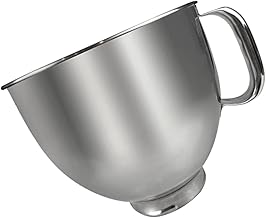 Uonlytech Tigela Batedeira Máquina Batedeira De Bolo Tigelas De Mistura De Aço Inoxidável Acessórios Para Bolo Tigela De Salada De Metal Tigela De Mistura Profunda Tigela De Servir De Metal