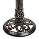 Alpine Corporation TEC294BZ Vogeltränke, Bronze, mit Vogeldekoration, 66 cm hoch
