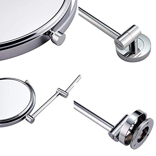 Miroir de vanité en laiton de qualité supérieure finition chrome brillant - 6