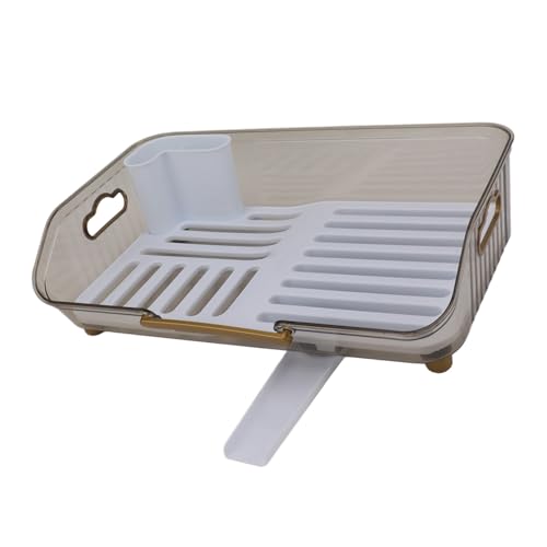 HWGING Yuwaakoo Multifunktionales Abtropfgestell aus PP, Platzsparend, Sauberes und Hygienisches Abtropfgestell die Küchenspüle 8 HWGING Yuwaakoo Multifunktionales Abtropfgestell aus PP, Platzsparend, Sauberes und Hygienisches Abtropfgestell die Küchenspüle